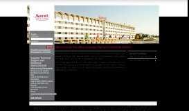 
							         The eProcurement Portal of Marriott Hotels								  
							    