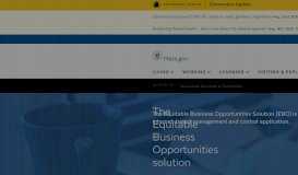 
							         The Equitable Business Opportunities solution | Mass.gov								  
							    