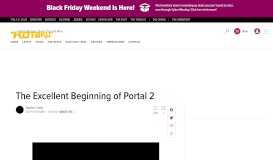 
							         The Excellent Beginning of Portal 2 - Kotaku								  
							    
