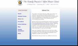
							         The Family Practice After Hours Clinic of Hattiesburg								  
							    