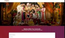 
							         The Fastest Growing Matrimonial & Matchmaking Site - by Shaadi.com								  
							    
