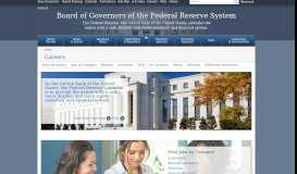 
							         The Fed - Careers - Federal Reserve Bank								  
							    