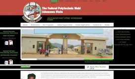 
							         The Federal Polytechnic Mubi								  
							    