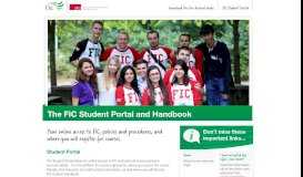 
							         The FIC Student Portal & Handbook - Navitas								  
							    