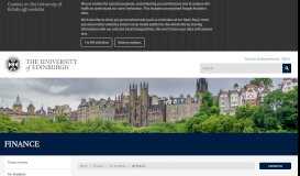 
							         The Finance Channel | The University of Edinburgh								  
							    