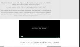 
							         The First Group Careers Portal | Home								  
							    