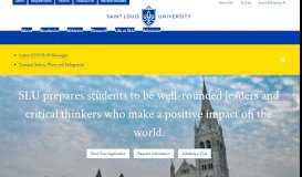 
							         The First Time You Log In : Saint Louis University Information ... - SLU								  
							    