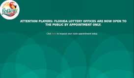 
							         The Florida Lottery								  
							    