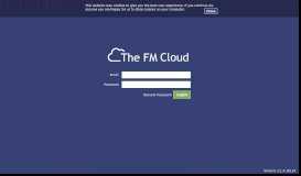 
							         The FM Cloud - Login								  
							    