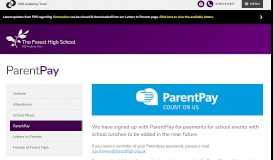 
							         The Forest High School | Parentpay								  
							    