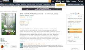 
							         The Forest Portal: Melody Dempsey: 9781448979004: Amazon.com ...								  
							    