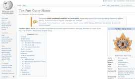 
							         The Fort Garry Horse - Wikipedia								  
							    