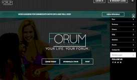 
							         The Forum at Sam Houston: Home								  
							    