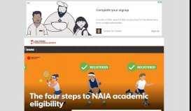 
							         The four steps to NAIA academic eligibility - USA TODAY High School ...								  
							    