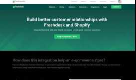 
							         The Freshdesk and Shopify integration helps you provide exceptional ...								  
							    
