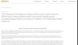 
							         The Froedtert & the Medical College of Wisconsin Health Network ...								  
							    