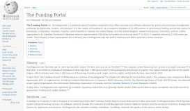 
							         The Funding Portal - Wikipedia								  
							    