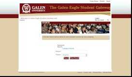 
							         The Galen Eagle Student Gateway								  
							    