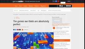 
							         The games we think are absolutely perfect | GamesRadar+								  
							    