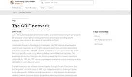 
							         The GBIF network – BAS - BioAtlas Sweden								  
							    