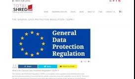 
							         The General Data Protection Regulation ( GDPR ) - Paper shredding ...								  
							    