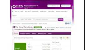 
							         The Good Care Group - CQC								  
							    