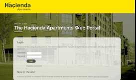 
							         The Hacienda Apartments Web Portal - Livingcity								  
							    