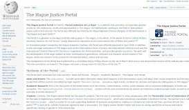 
							         The Hague Justice Portal - Wikipedia								  
							    