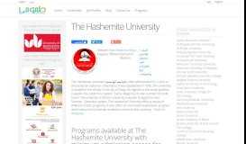 
							         The Hashemite University | Tumoohi.org								  
							    