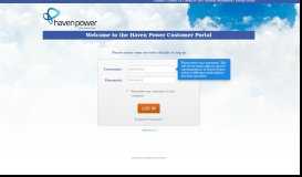 
							         the Haven Power Customer Portal								  
							    