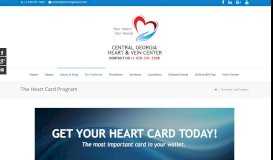 
							         The Heart Card Program - Central Georgia Heart Center								  
							    