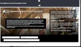 
							         The Highland Council Consultation Portal								  
							    