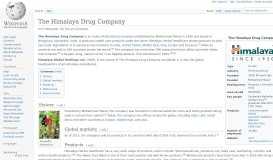 
							         The Himalaya Drug Company - Wikipedia								  
							    