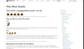 
							         The Hive Guide - the RotMG Wiki | RealmEye.com								  
							    