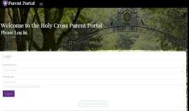 
							         the Holy Cross Parent Portal - College of the Holy Cross								  
							    