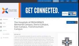 
							         The Hospitals of PROVIDENCE Memorial Campus, Sierra Campus ...								  
							    