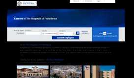 
							         The Hospitals of Providence - Tenet Health								  
							    