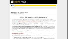 
							         the Housing Portal - Cal State LA								  
							    