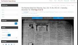 
							         The Houston Daily Post (Houston, Tex.) - The Portal to Texas History								  
							    