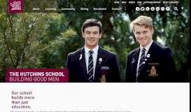 
							         The Hutchins School, Hobart Tasmania | Anglican day and boarding ...								  
							    