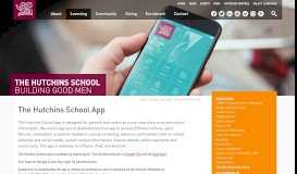 
							         The Hutchins School, Hobart Tasmania - The Hutchins School App								  
							    