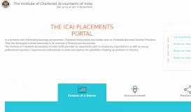 
							         the icai placements portal								  
							    