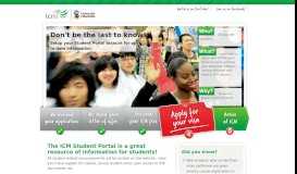 
							         The ICM Student Portal is a great resource of information for ... - Navitas								  
							    