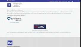 
							         The IMG Provider Network Search Tool - International Student Insurance								  
							    