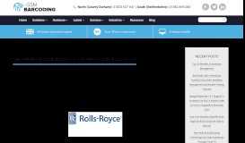 
							         The Importance of Barcoding in The Supply Chain: Rolls-Royce -								  
							    