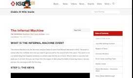 
							         The Infernal Machine - Diablo III Wiki Guide - IGN								  
							    