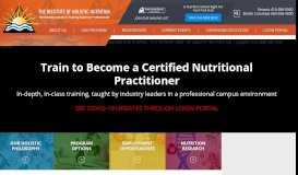 
							         The Institute of Holistic Nutrition								  
							    