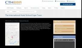 
							         The International Hotel School Cape Town - Confederation of ...								  
							    