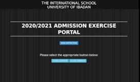 
							         The International School, UI, Ibadan 2019/2020 Admission Exercise								  
							    