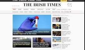 
							         The Irish Times: Breaking News | Irish & International Headlines								  
							    